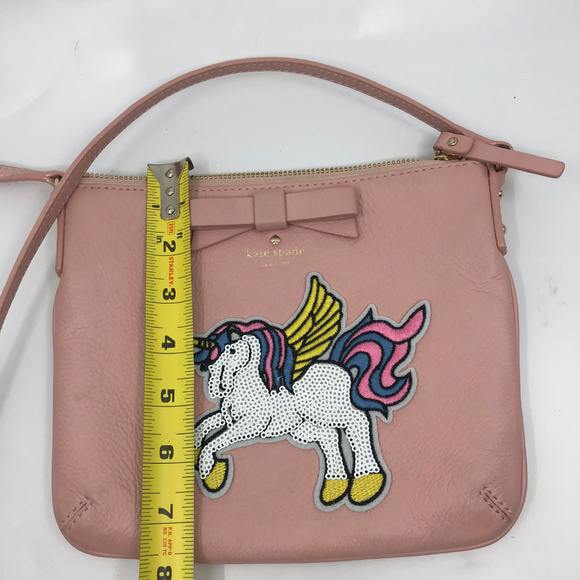 Kate Spade Pink Leather Customized Crossbody Bag - Picture 2 of 8